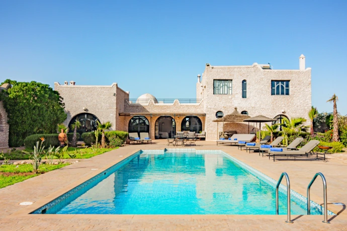 Vue extérieure de la Villa Aruba à Essaouira