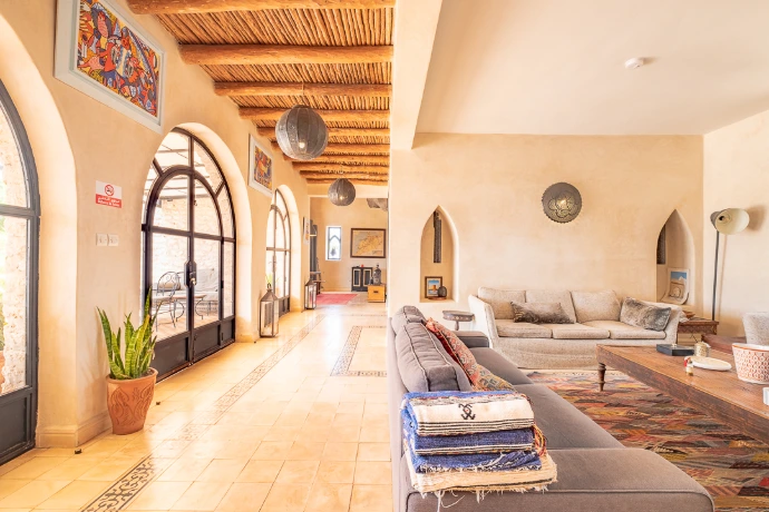 Architecture marocaine de la Villa Aruba