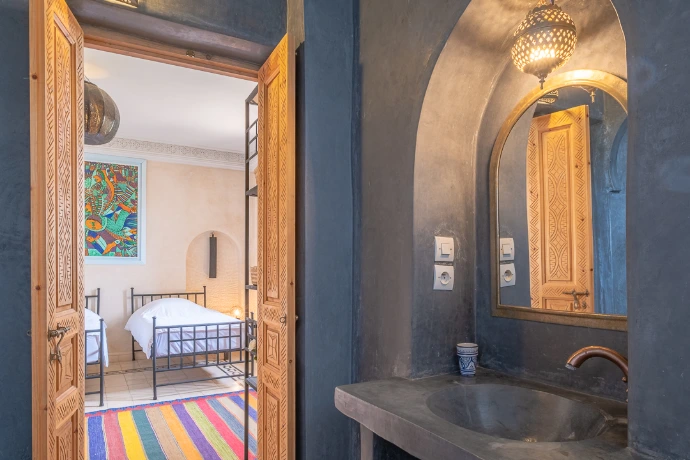 Vue panoramique de la Villa Aruba à Essaouira